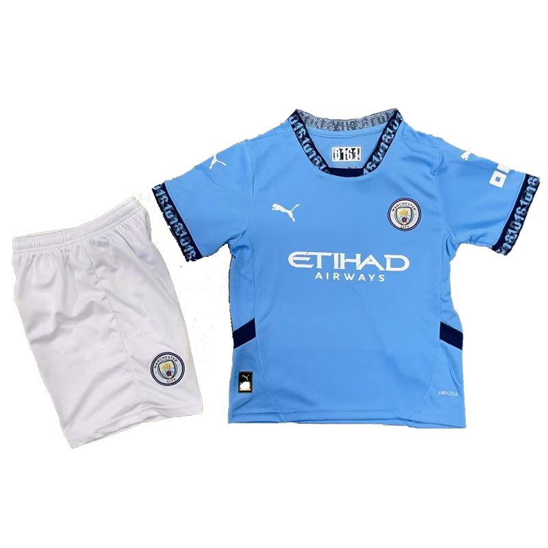 Manchester City Kids Home Kit 2024-2025