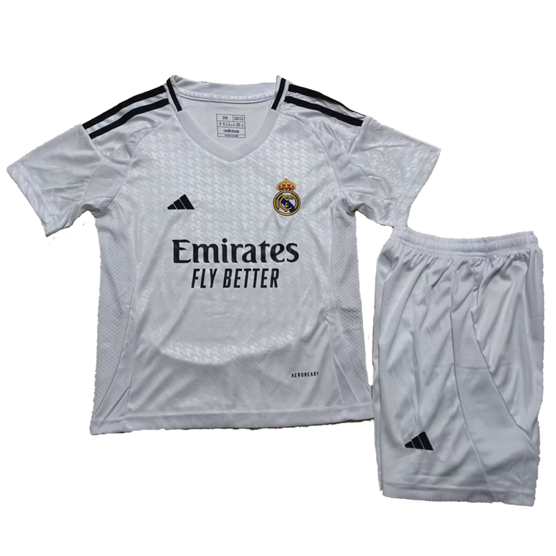 Real Madrid Kids Home Kit 2024-2025