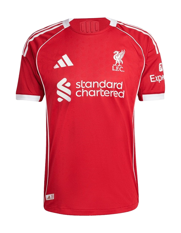 Liverpool Player Version Home Kit 2025-2026