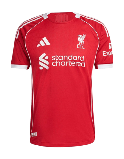 Liverpool Player Version Home Kit 2025-2026